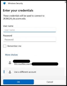 Enter Your Credentials